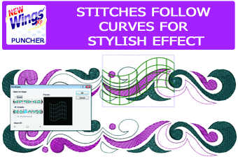 Wings XP Puncher software- Perfect curved stitches