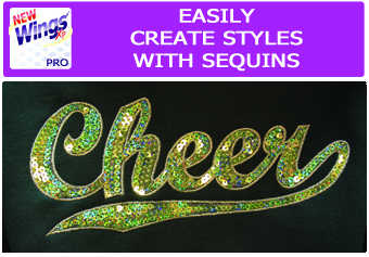 Wings XP Pro software- Sequins and Embroidery, together!