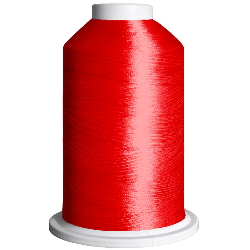 Polyester Embroidery Thread, Blazing Red, 5000m cone