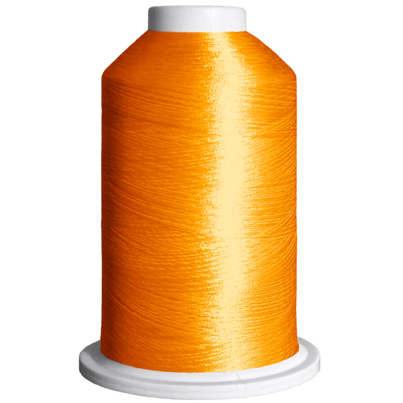 Polyester Embroidery Thread, Mandarin Orange, 5000m cone