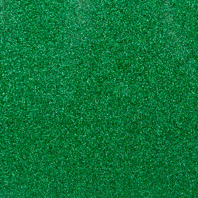 Heat Transfer Vinyl - Green Glitter HTV 20
