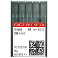 Groz-Beckert DBXK5 RG Titanium Needles 80/12, Sharp, Box of 100