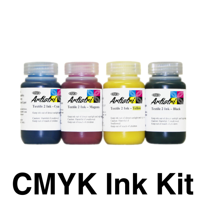 Dupont CMYK 1 Liter (1000ml) DTG Ink Kit