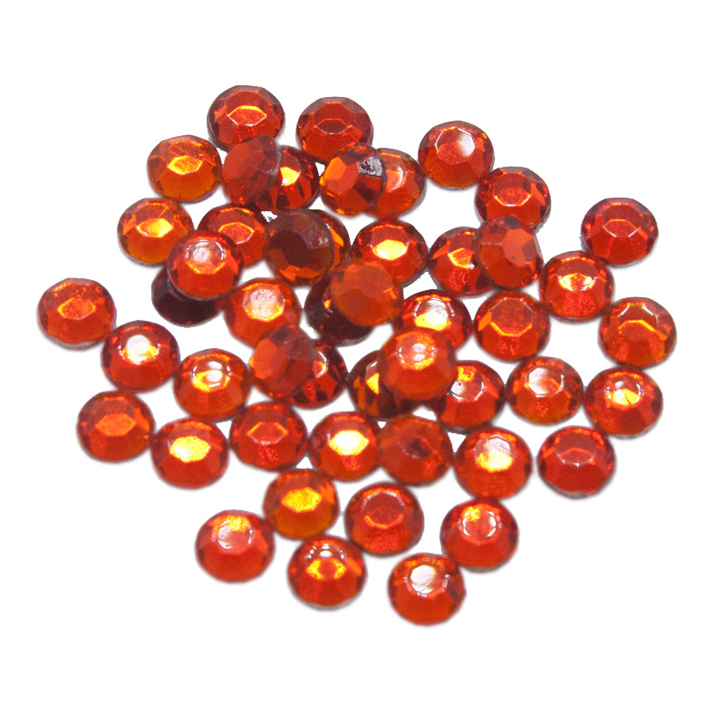 Hotfix Rhinestones SS10 Orange (10 Gross, 1440 Stones)